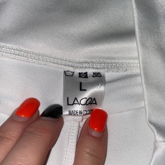 RARE Like new LACOA LacoaSports pixels tennis ball pickleball skirt tennis skirt - Picture 6 of 8
